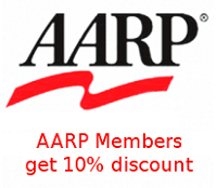 AARP 10% discount